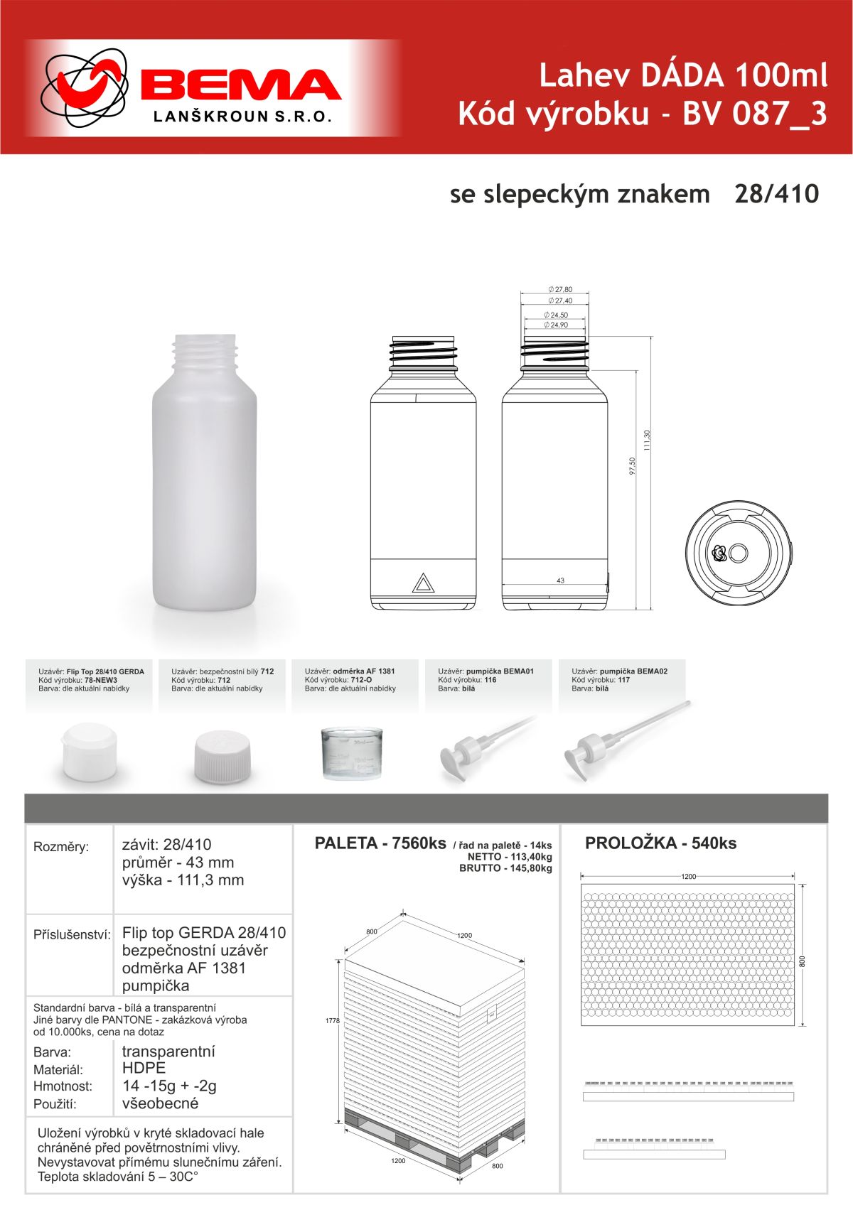 BV 087_3 Dada 100ml  14g transp16-7-2026